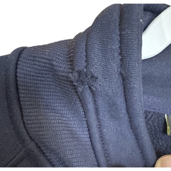 Under Armour Mens 2XL Navy Blue Loose Fit Full Zip Jacket Coldgear Performance - Picture 9 of 9